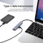 Jourmind 7 In 1 USB C Hub Multiport Adapter Laptop Docking Station With 4K HDMI,USB 3.0 TF/SD Card Reader - Image 3