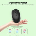 M107 2.4G Wireless Mouse Ergonomic Office Mouse With 3-gear - Image 2