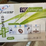 24’’ inches solar ceiling fan