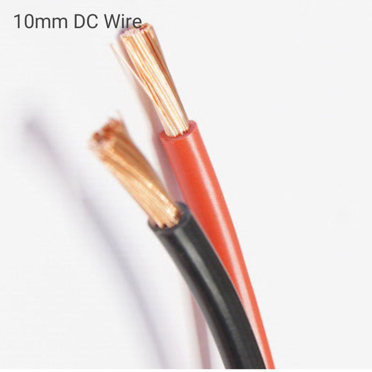 10mm 2core Dc wire