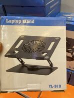 360 degress laptop stand with detachable fan - Image 2