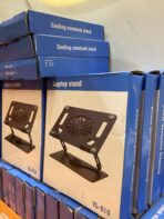 360 degress laptop stand with detachable fan - Image 4